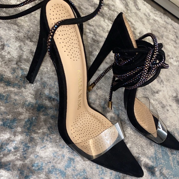 Azalea Wang laced up heels - Picture 3 of 4